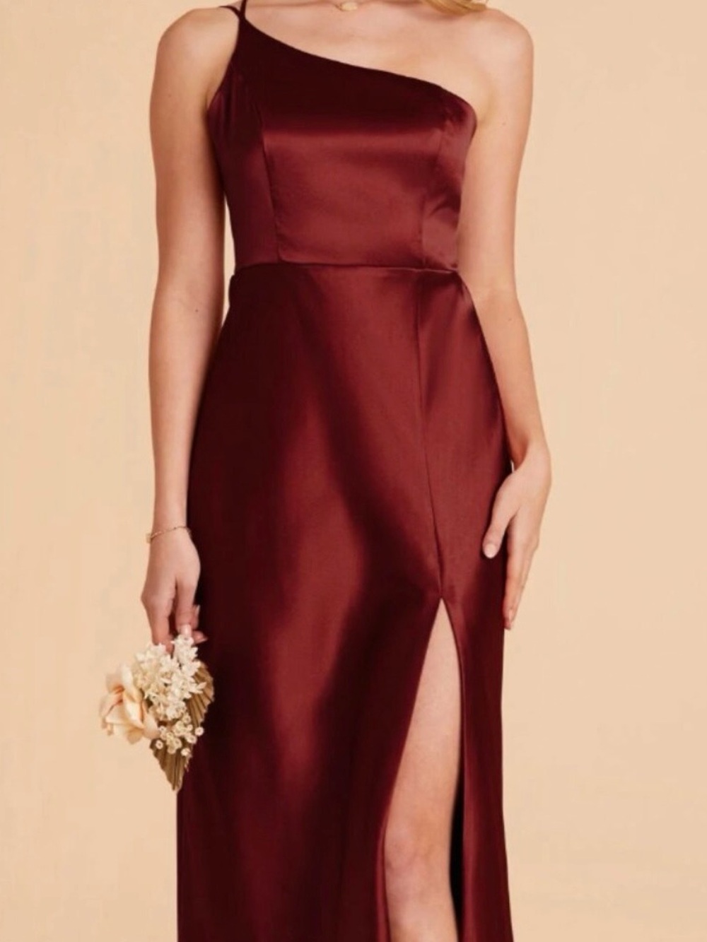 Kensie Dress - Shiny Satin Cabernet